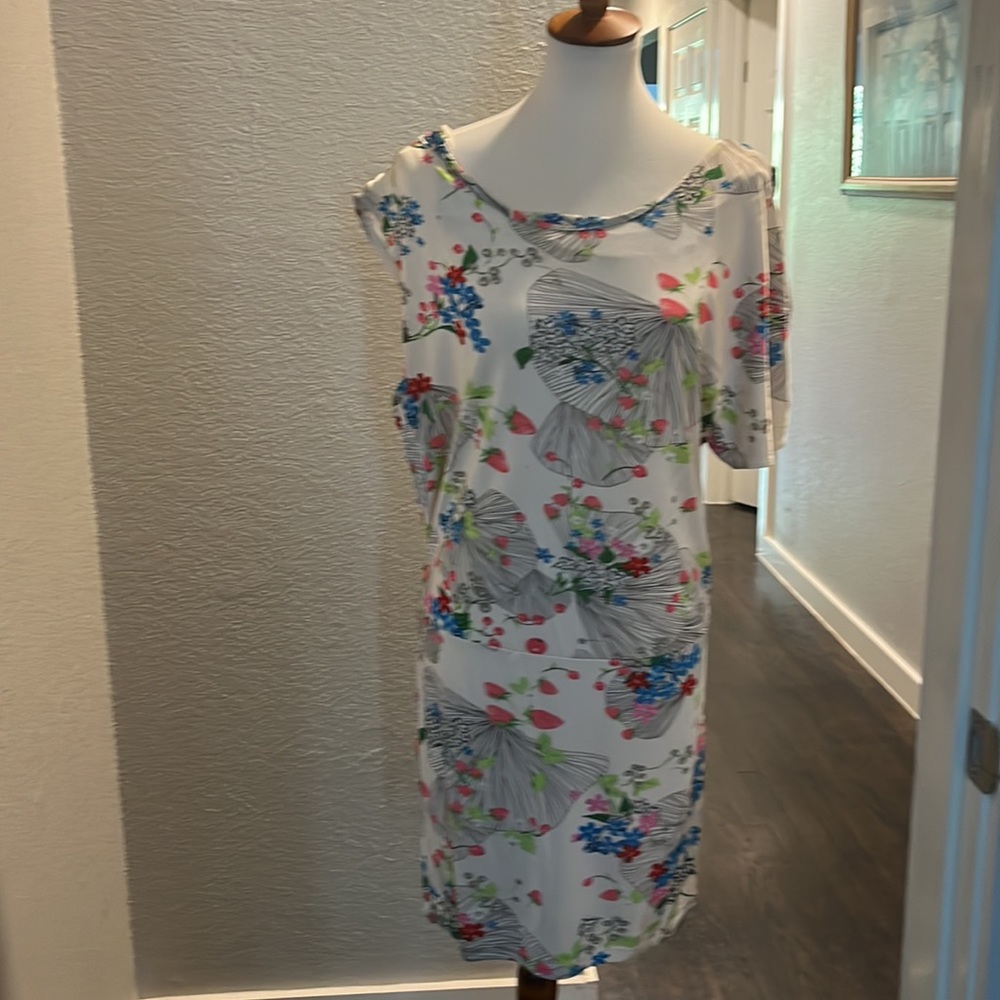 Leifsdottir Asian Floral Cocktail Dress
